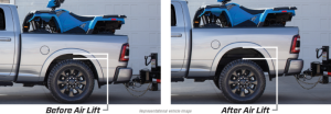 Ford F-350 Air Spring Kit - Rear - Air Lift - LoadLifter 5000 Ultimate with Internal Jounce Bumper - `17-`27